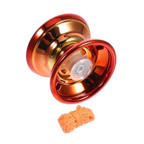 Produktbild: VICASKY Schnur Jo-Jo rotierende Yoyo-Kugeln Fingerspitzenspielzeug für Kinder Juhu Kinder Yoyo mit Spuren Yoyo Spielzeug Yoyo Wettbewerb Mini-Yoyo Yo-Yos für Anfänger Outdoor-Spielzeug Abs