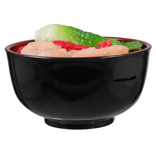 Produktbild: VICASKY Sparschwein Münzbank Ramen-geldglas Spardose Für Kinder Speicherbox Gefälschte Ramen-Nudeln Modell Mit Gefälschten Nudeln Ramen-schüssel-Modell Gelddose Lebensmittel PVC Container