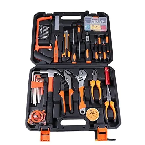 Produktbild: VICASKY Türstecker Werkzeugkoffer 1 Satz Reparatur- Hardware- Tool für Auto Mischwerkzeugsatz Reparatur Basic- Werkzeugkit- Paket mit Kunststoff- Toolbox- Speicherkoffer Werkzeugtasche