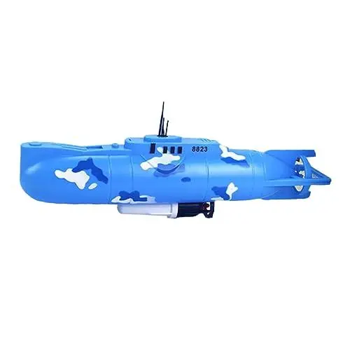 Produktbild: VICASKY elektrisches U-Boot wasserspielzeug kinderwasserspielzeuge Spielzeugboot Toys for Boys Toys lustiges Duschspielzeug für Babybadversorgung Plastik Blue