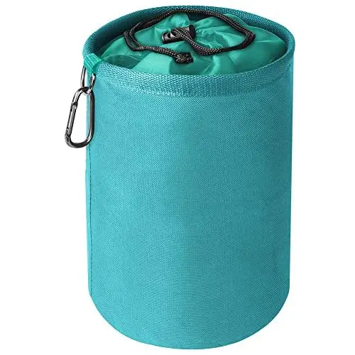 Produktbild: Vicloon Wäscheklammer Beutel Aufhängen, für bis zu 150-200 Wäscheklammern, Großer Wasserdicht Wäscheklammerbeutel mit Zugkordelverschluss für Indoor Outdoor Pegs Organizer Lagerung verwenden-Blau