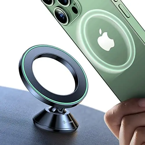 Produktbild: VICSEED Handyhalterung Auto Magnet für MagSafe Autohalterung(20 XN55 Stärkste Magnet),Vollmetall &360° Drehung Magnetische KFZ Halterung kleben(Stärkster 3M Kleber) für iPhone 16 15 14 13 12 Samsung