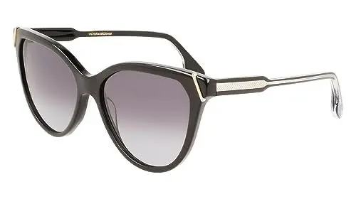 Produktbild: Victoria Beckham Unisex VB641S Sunglasses, 001 Black, 57