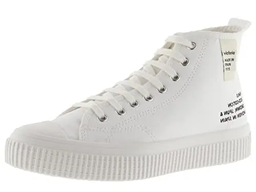 Produktbild: victoria Damen High-top 1176103-WOMEN HIGH-TOP 1915 RE-Edition Canvas & Retro-Details Blanco 38