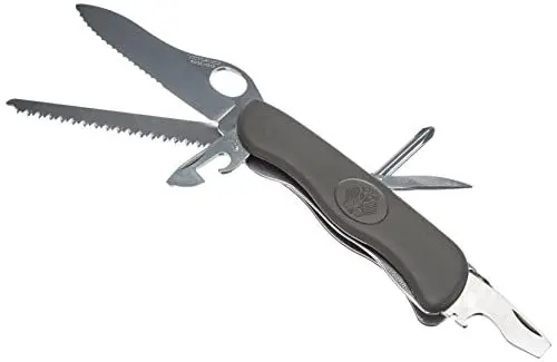 Produktbild: Victorinox Schweizer Taschenmesser Trailfinder, Soldatenmesser, 10 Funktionen, Multitool mit Einhandklinge, Dosenöffner, Schraubendreher, Grün