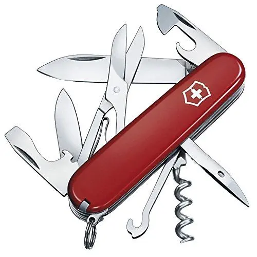 Produktbild: Victorinox Schweizer Taschenmesser, Climber, Multitool, Swiss Army Knife mit 14 Funktionen, Klinge, Korkenzieher, Dosenöffner