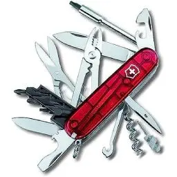 Produktbild: Victorinox Schweizer Taschenmesser Cyber Tool M, Swiss Army Knife, Multitool, 32 Funktionen, Klinge, Korkenzieher, Mini-Schraubendreher 1.5 mm