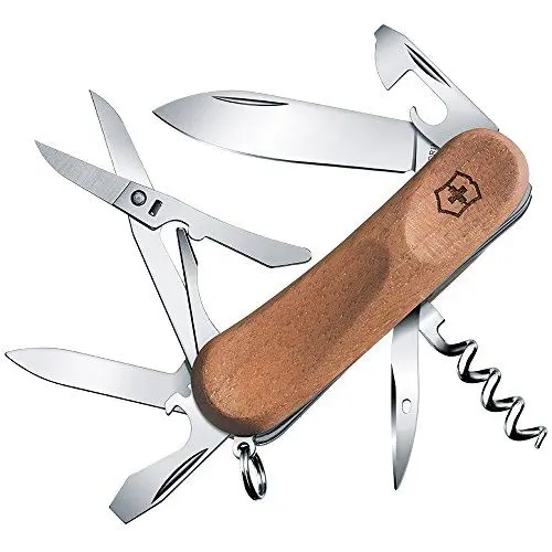 Produktbild: Victorinox, Schweizer Taschenmesser, Evolution 14, Multitool, Swiss Army Knife mit 12 Funktionen, Klinge, gross, Dosenöffner, Schraubendreher 3 mm