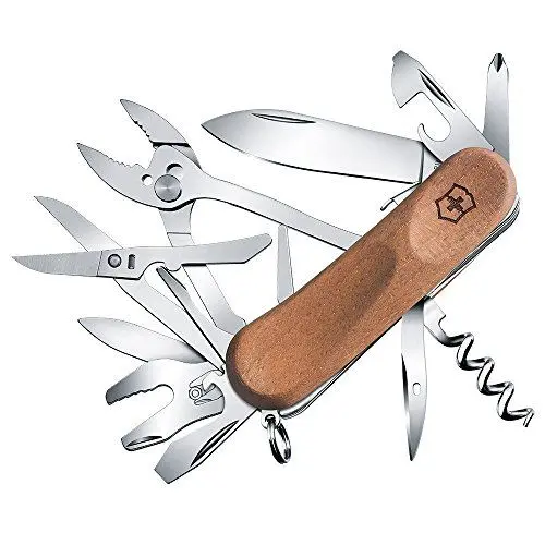 Produktbild: Victorinox, Schweizer Taschenmesser, Evolution S557, Multitool, Swiss Army Knife mit 19 Funktionen, Klinge, gross, Dosenöffner, Schraubendreher 3 mm, Feststellklinge