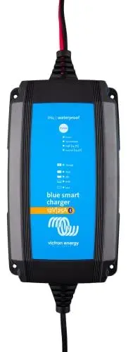 Produktbild: Victron Energy Blue Smart Batterie Ladegerät 12-Volt 25 Ampere 230V - Autobatterie Ladegerät - Batterieerhaltungsgerät und Desulfator - IP65 Geschützt - Bluetooth - CEE 7/17