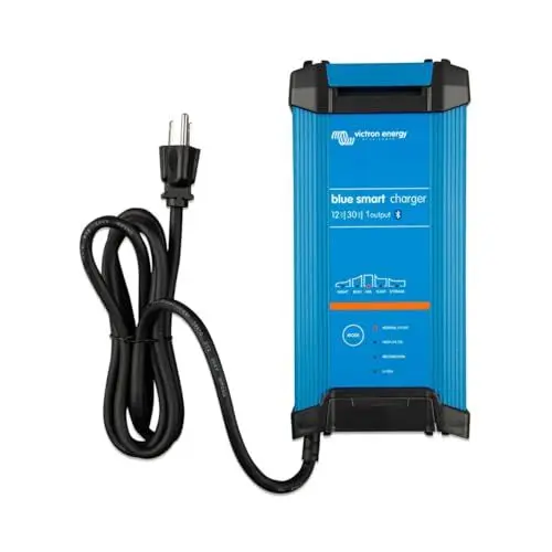 Produktbild: Victron Energy Blue Smart Batterie Ladegerät 12-Volt 30 Ampere 230V - Autobatterie Ladegerät - Batterieerhaltungsgerät und Desulfator - IP22 Geschützt - Bluetooth - Einzelausgang - CEE 7/7