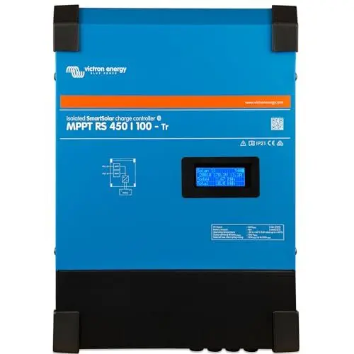 Produktbild: Victron Energy SmartSolar MPPT RS Tr Laderegler (Bluetooth) - Solar Laderegler - 450V DC 100 Ampere 48-Volt