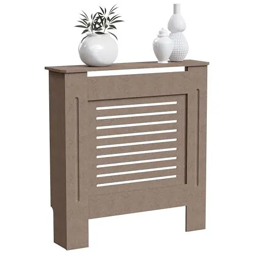 Produktbild: Vida Designs Milton Heizkörper-Abdeckung, moderner, unbehandelter, unlackierter Schrank aus mitteldichter Faser-Platte, klein