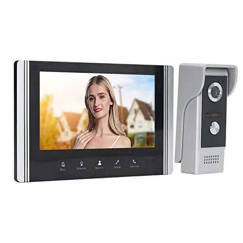 Produktbild: Video Türsprechanlage 7-Zoll-WiFi-Video-Türklingel-Intercom-System Smart Kabellose Video Gegensprechanlage mit Kamera Video Intercom Entry System