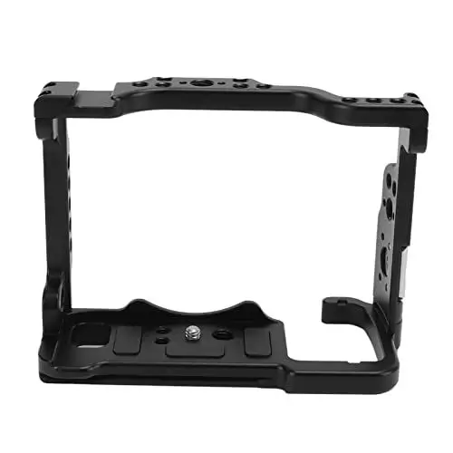 Produktbild: Videokäfig Filmfilm Kit, Kamerakäfig Halterungsstabilisator aus Aluminiumlegierung mit Schraubenschlüssel, Kaltschuhhalterung für A7M4