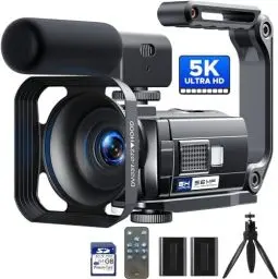 Produktbild: Videokamera 5K 56MP Camcorder Vlogging Kamera für YouTube,WiFi Nachtsicht 3