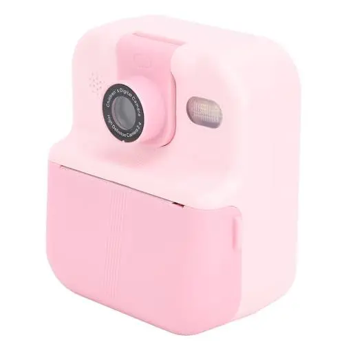 Produktbild: Videokamera, Sofortdruck, 2,4-Zoll-IPS-Bildschirm, Selfie-Digitalkamera mit 1080P-Videos, Tragbare Reisekamera für Jungen und Mädchen Im Alter von 3–12 Jahren, Fotoaufkleber,