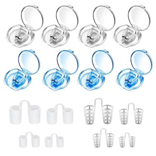 Produktbild: VIDSTW 16 Stück Schnarchstopper Anti Schnarch Nasenspreizer Nasenklammer Schnarchfrei pro Nasenklammer Schnarchen Nasendilatator Anti Schnarch Nasenclip Nasenklammer Atmen Anti Snoring