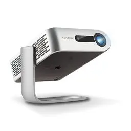 Produktbild: Viewsonic M1 Portabler LED Beamer (WVGA, 250 Lumen, HDMI, USB, USB-C, SD-Kartenleser, 3 Watt Lautsprecher) Silber