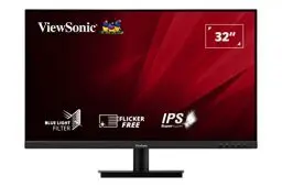 Produktbild: Viewsonic VA3209-2K-MHD 80 cm (32 Zoll) Büro Monitor (QHD, IPS, HDMI, DisplayPort, VGA, Eye-Care, Eco-Mode) Schwarz