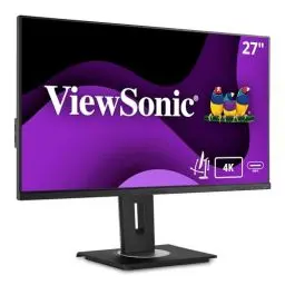 Produktbild: Viewsonic VG2756-4K 68,6 cm (27 Zoll) Büro Monitor (4K UHD, IPS-Panel, HDMI, DP, RJ45 Ethernet, USB C, Höhenverstellbar, Lautsprecher, Eye-Care, 4 Jahre Austauschservice) Schwarz