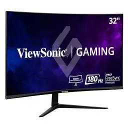 Produktbild: Viewsonic VX3218-PC-MHD 80 cm (32 Zoll) Curved Gaming Monitor (Full-HD, Adaptive Sync, 1 ms, 165 Hz, HDMI, DP, geringer Input Lag, Lautsprecher) Schwarz