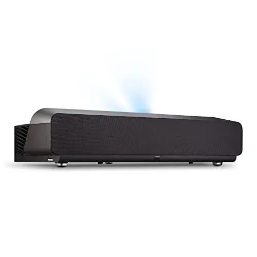 Produktbild: Viewsonic X1000-4K UHD Smart LED Soundbar Beamer (4K, 2.400 Lumen, Rec. 709, HDR, TR 0.25, 3x HDMI, USB-C, 3x USB, WLAN Konnektivität, Bluetooth, 2x 20 Watt Harman Kardon Subwoofer) Schwarz