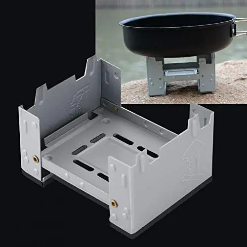Produktbild: VIFERR Alkoholherd 95 x 75 mm Fester Alkoholbrennstoff Outdoor Army Camping Folding Tragbarer Taschenofenbrenner