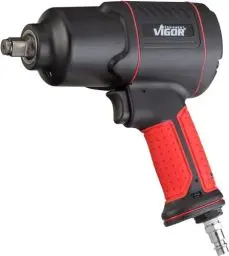 Produktbild: ViGOR V4800 Druckluft-Schlagschrauber - max. Lösemoment 1200 Nm, Vierkant 12,5 mm (1/2 Zoll) - vibrationsarmer Druckluftschrauber zum Anziehen und Lösen von Schrauben