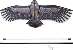 Produktbild: VIIRKUJA Fliegende Vogelscheuche Flugdrachen - Als Taubenabwehr, Taubenschreck und Krähenabschreckung- Pflanzen, Hof & Garten Schutz vor Vögeln, Eichhörnchen, Schädlingen oder Nagetieren