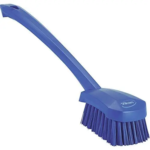 Produktbild: Vikan - Hygiene - Spülbürste - Mit langem Stiel - Harte Borsten - Blau