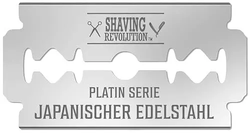 Produktbild: Viking Revolution - Rasierklingen - 50 Stück - Rasierklingen Herren - Sicherheitsrasierklingen für Rasieren - Platin Rasierklingen Rasierhobel, Japanischer Edelstahl