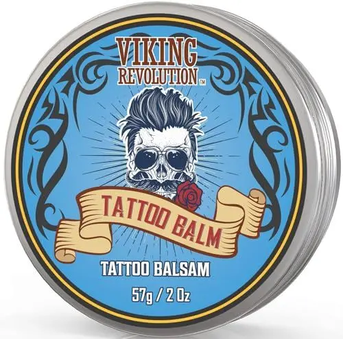 Produktbild: Viking Revolution - Tattoo Creme Frisches Tattoo für Vor, Während & Nach der Tätowierung - Natürliche Tattoo Pflege - 1 Pack / 57 g