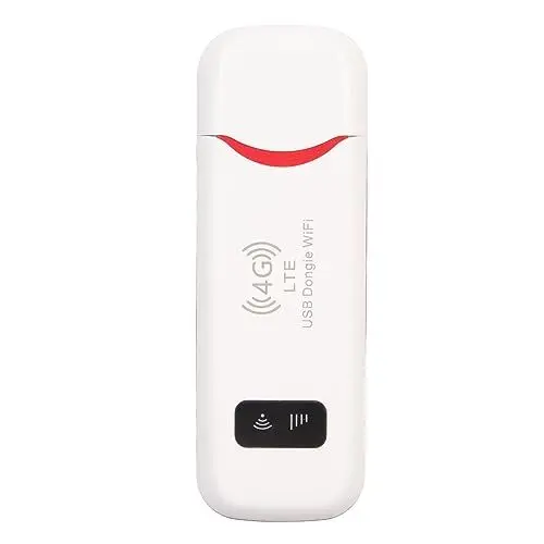 Produktbild: Vikye 4G LTE USB Mobile Hotspot, Mobiler WLAN-Hotspot, Kabelloser High-Speed-Internet-Router, Tragbarer Pocket-WLAN, Unterstützt 10 Geräte