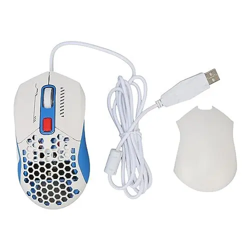 Produktbild: Vikye Kabelgebundene Maus, 4,9 Fuß Kabel, Einstellbare DPI, Programmierbare Tasten, Gaming-Maus mit Ergonomischer RGB-Hintergrundbeleuchtung, Ergonomisches Design, Maus für Gaming,