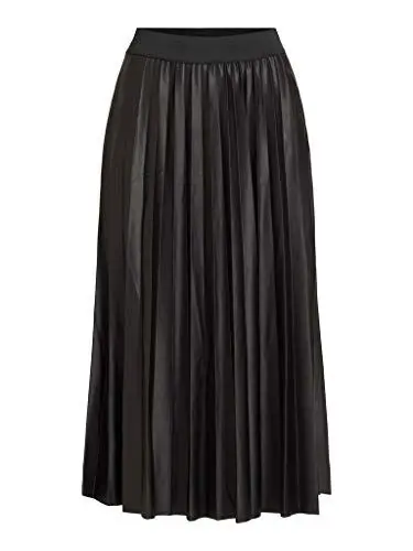 Produktbild: Vila Damen Vinitban Skirt/Su - Noos Rock, Schwarz, XL EU