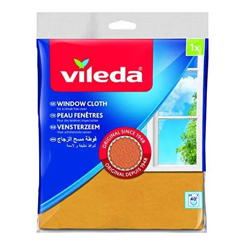Produktbild: Vileda Fenstertuch für die streifenfreie Fensterreinigung, 5er Pack