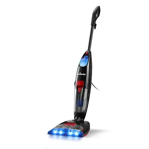 Produktbild: Vileda JetClean 3in1 Saugwischer, Bodenwischer für alle Hartböden, Staubsauger mit Wischfunktion – Saugen, Wischen & Trocknen in nur einem Schritt, Eco-Verpackung