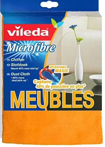 Produktbild: Vileda Microfaser Staubtuch - entfernt Staub ohne Aufwirbeln, 3er-Pack