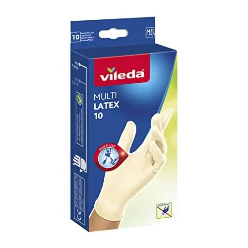 Produktbild: Vileda Multi Latex Handschuhe 10 m/l