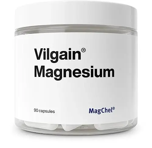 Produktbild: Vilgain Magnesium | Magnesiumbisglycinat für ordnungsgemäße Körperfunktion | Optimal genutzt | Vegan & ohne unerwünschte Zusätze | 90 Kapseln