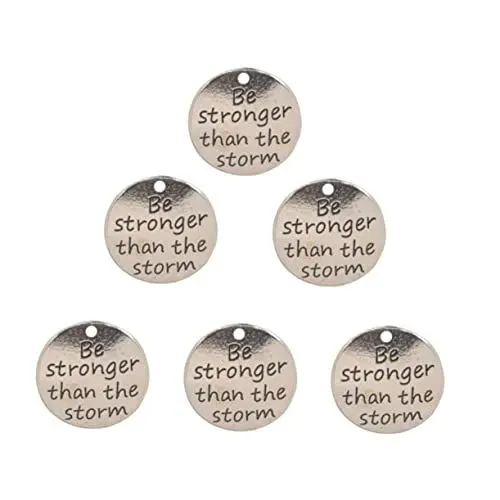 Produktbild: VILLCASE 10St silberne Buchstabenanhänger Halskette DIY Anhänger DIY-Halskettenanhänger Buchstaben-Anhänger Brief Armband DIY Anhänger Charms Armband-Anhänger-Charms Beschriftung Zubehör