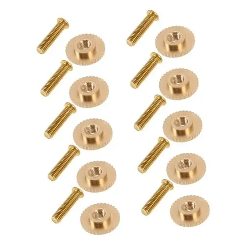 Produktbild: VILLCASE 10er-pack Schmuckherstellung Pin Basis Kragen Abzeichen Zeug Abzeichen Schraube Pin