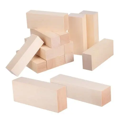 Produktbild: VILLCASE Langlebige Quadratische Dübelstangen 14 Stück Glatte Holzstäbe Für Bilderrahmen Mini-möbel