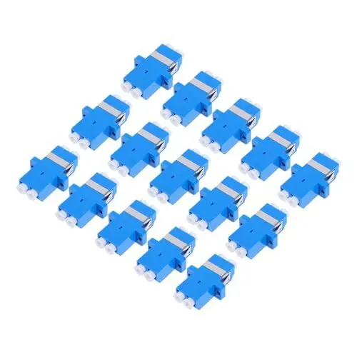 Produktbild: VILLCASE 15stücke Lc-glasfaserstecker Flansch-variante Lc-singlemode-koppler Glasfaseradapter Für Patchpanel Netzwerkstecker Und Server-rack-verwendung