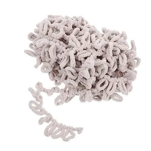 Produktbild: VILLCASE 1 Rolle Polyester-schlingengarn Weichen, Flauschigen Garn Deckengarn Stricken Chenille-garn Dickes Garn Zum Häkeln Pullover Garn Stricken Strickwolle Strukturiertes Garn Handweben