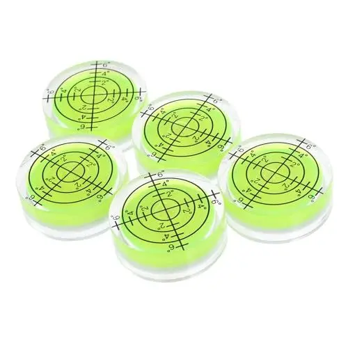 Produktbild: VILLCASE 1 Satz Teiliges Bubble Level Präzises Messwerkzeug Für Kleine Runde Wasserwaage Für Vielseitige Anwendungen Für Heimwerker Und Profis Langlebig Und Kompakt 5 Stück
