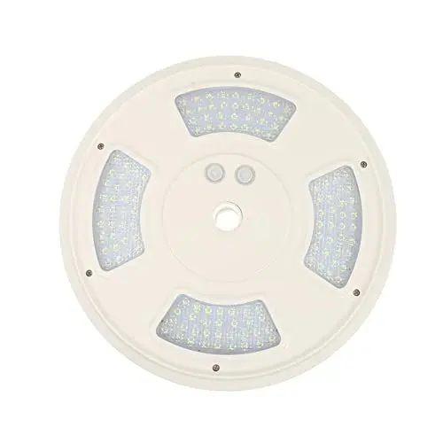 Produktbild: VILLCASE 1stk Solarleuchte Für Den Garten Flagge Pole Spot Licht Fahnenmast Downlight Licht up Flagge Fahnenmasten Für Draußen Flaggenmast Für Boote Banner Weiß Abs-Kunststoff Kommerziell