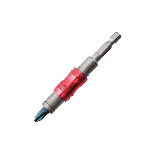 Produktbild: VILLCASE 20 Schraubendreher-Verlängerungsstange Erweiterbar schwenkbar schwenken lang abgewinkelt Bit-Adapter Verlängerungsstange für Bohrmaschine Chrom-Vanadium-Stahl rot