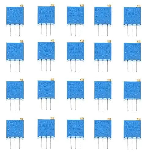 Produktbild: VILLCASE 20st Einstellbares Potentiometer Tragbares Potentiometer Potentiometer-kit Potentiometer Reparieren Präzisions-potentiometer Trimmpotentiometer Glasurfolie Haushaltsgeräte Mini 10k
